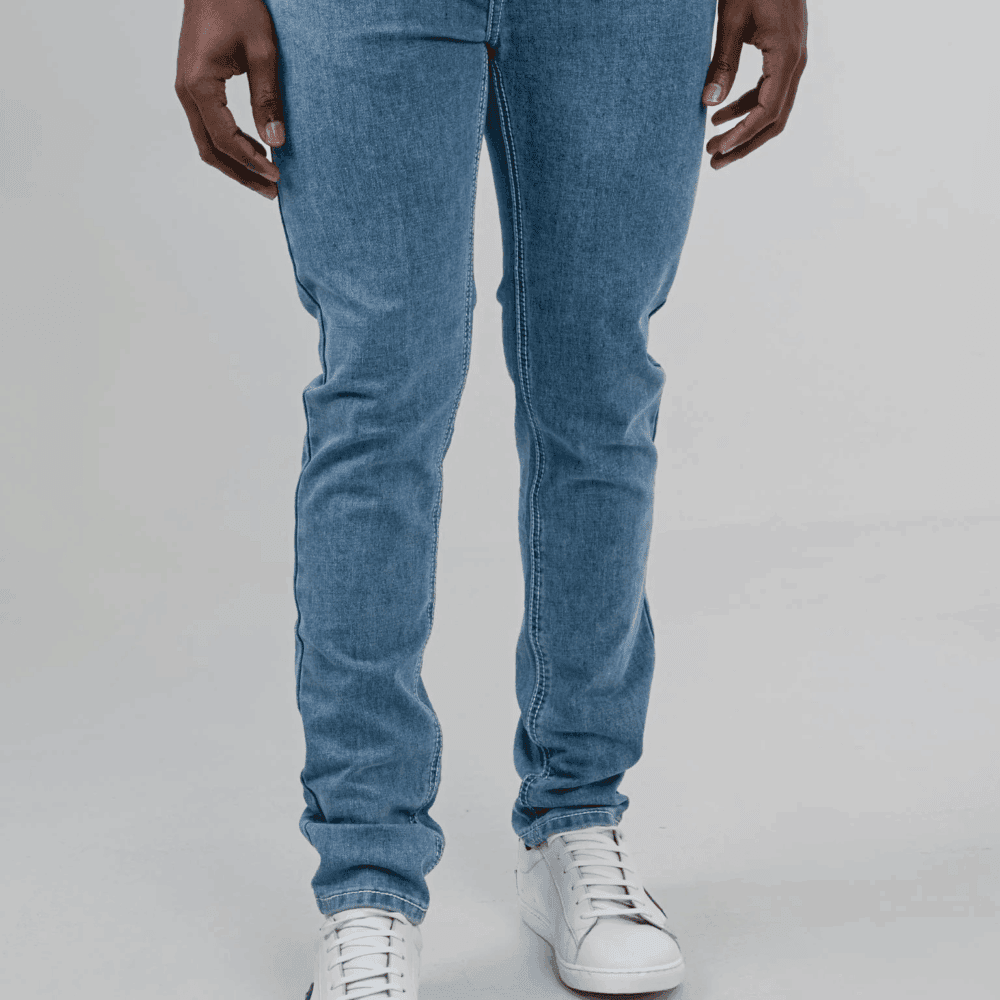 Ben Sherman Saddle Stitch Slim Fit Denim - Light Blue