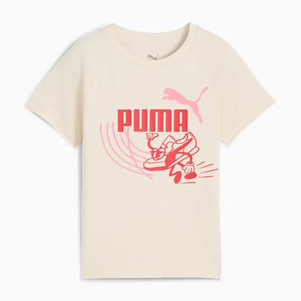 Puma Little Runners Tee Kids - Alpine Snow