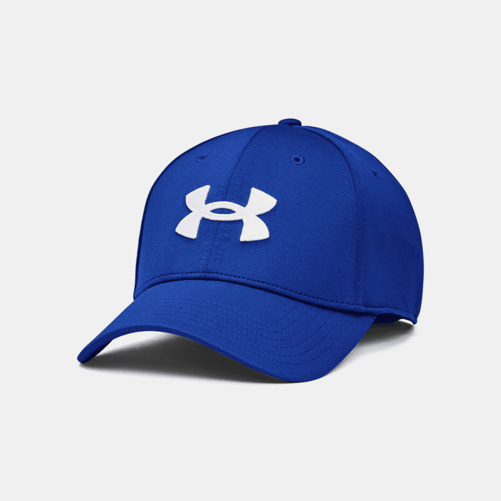 Under Armour Blitzing Stretch Fit Cap For Men - Royal White