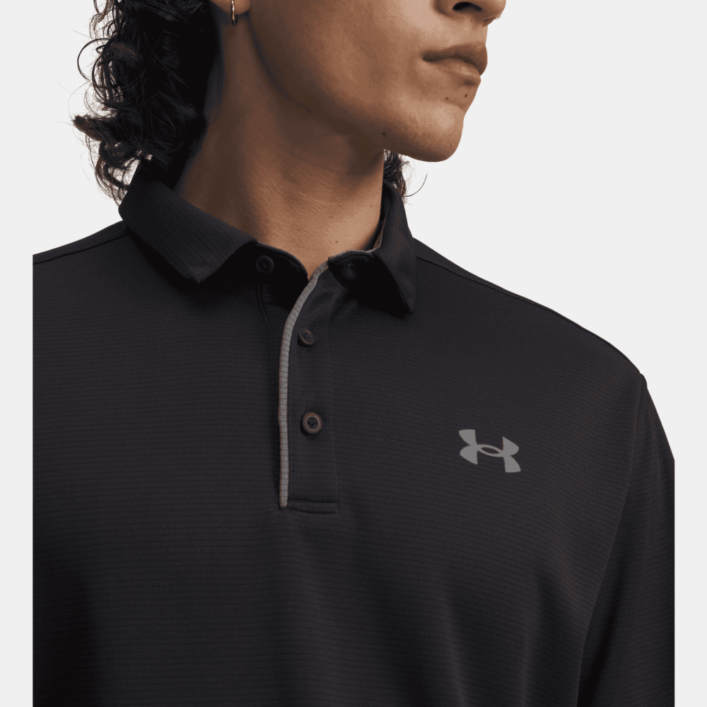 Under Armour Tech Polo Shirt - Black - Graphite