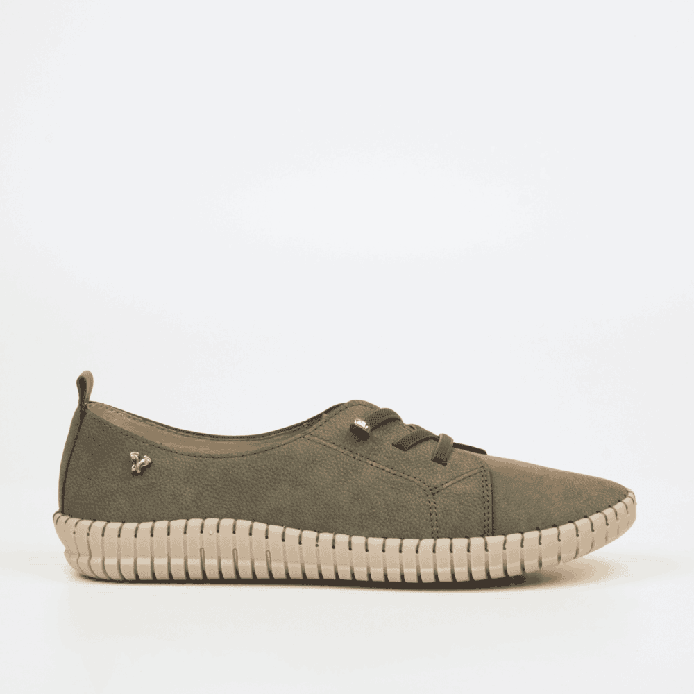 Butterfly Feet Dayna 1 Faux Nubuck Pumps - Olive