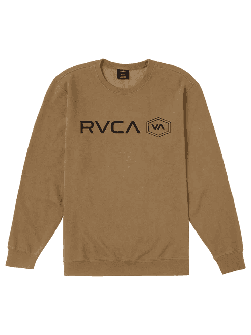 RVCA Men's Air Hex Pullover - Coyote Brown