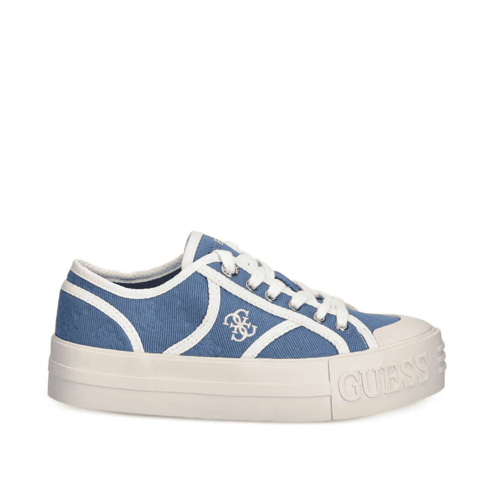 Guess Issah Piped Trim Sneakers - Medium Blue