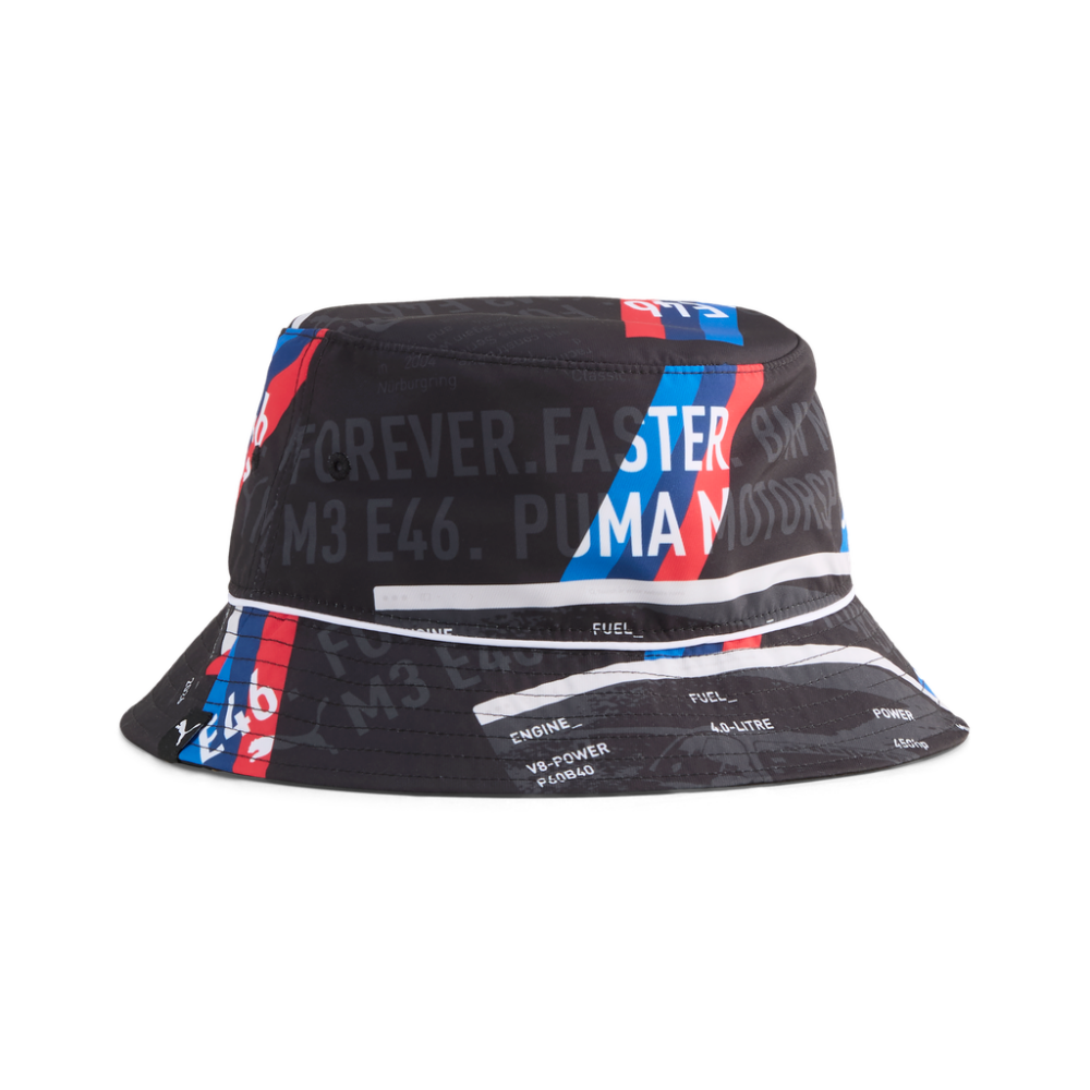 Puma BMW MMS AOP Bucket Hat - Puma Black
