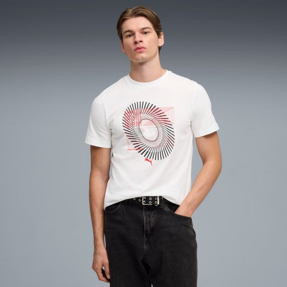 Puma Graphic Circular Tee Men - Puma White