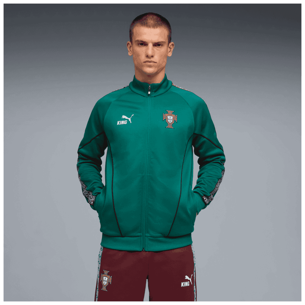 Puma Portugal King Anthem Jacket - Green - Ruby Shimmer
