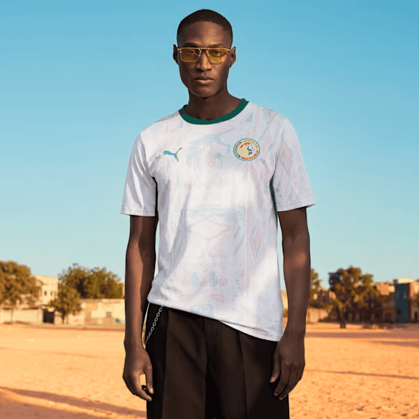 Puma Senegal Home Jersey Replica Puma White - Wild Green