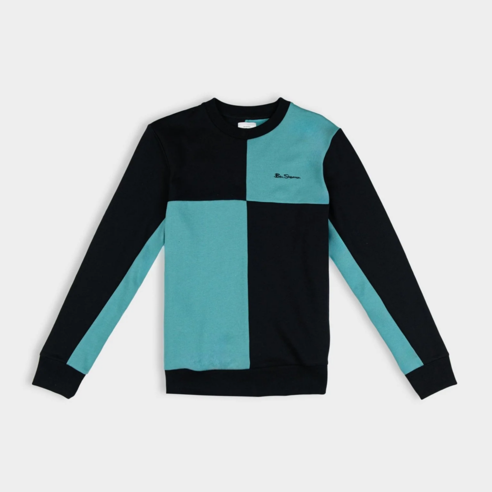 Ben Sherman Ben Polo Sweater - Aqua Teal