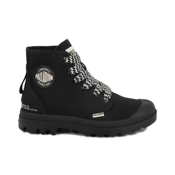 Palladium Pampa Hi Top Lace Up Combat Boot - Black