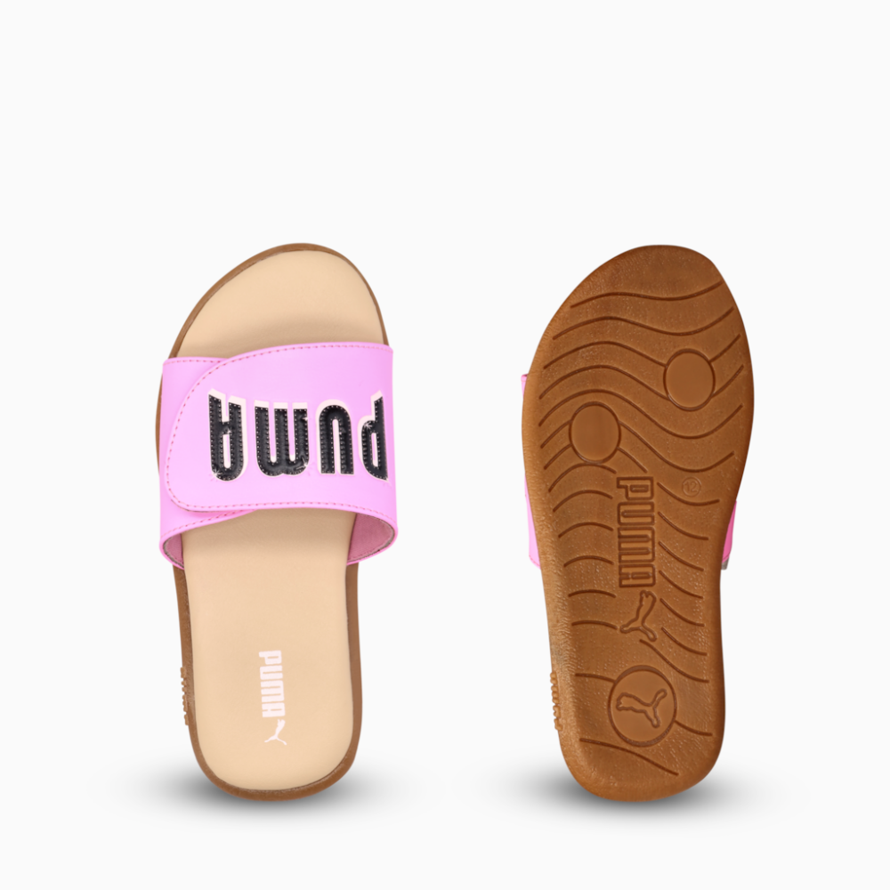 Puma Girls Sporty Velcro Sliderstar - Pink Delight - Puma Black