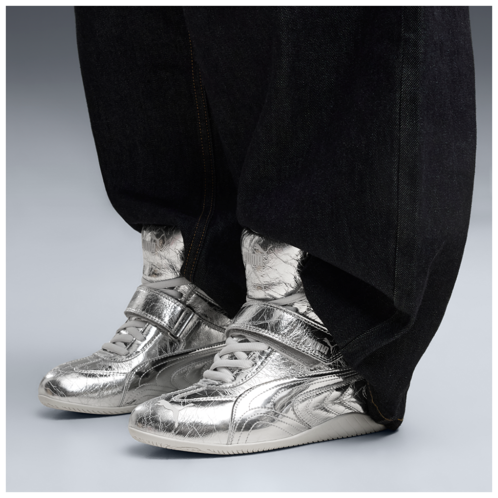 Puma Speedcat Wedge Lustre Sneakers - Puma Silver-Vapor Gray